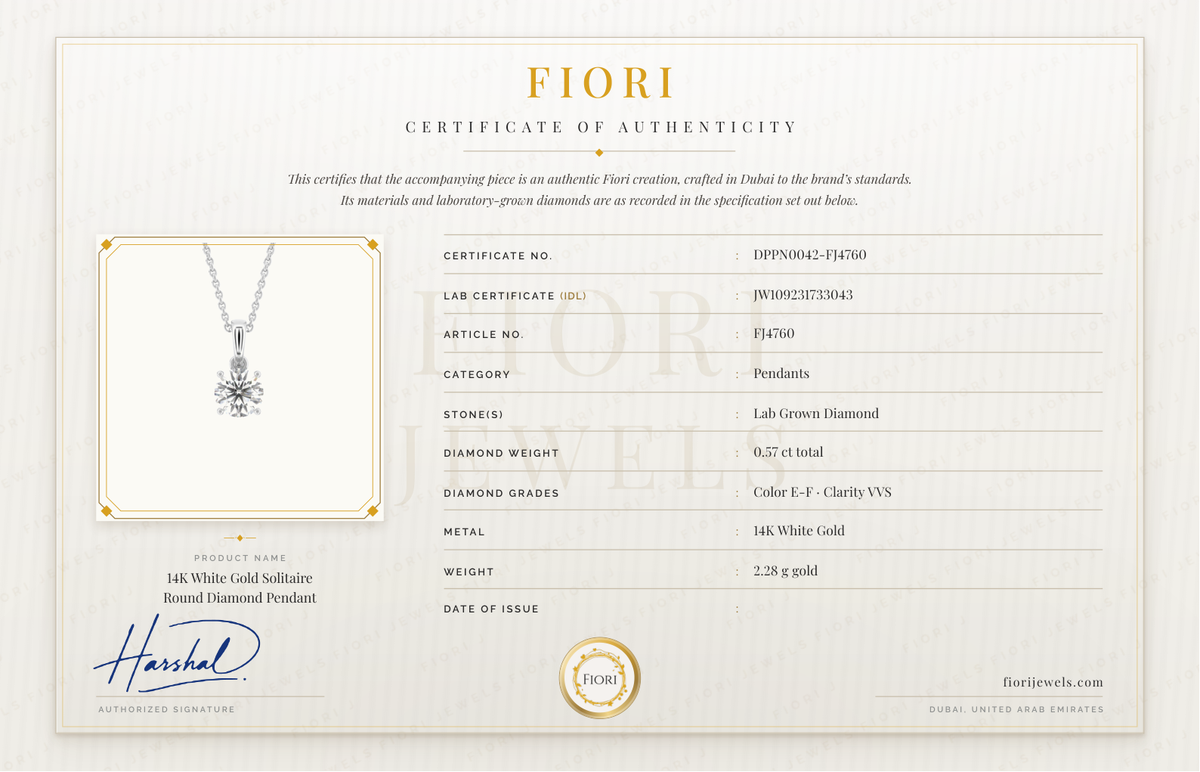 گواهی اصالت Fiori