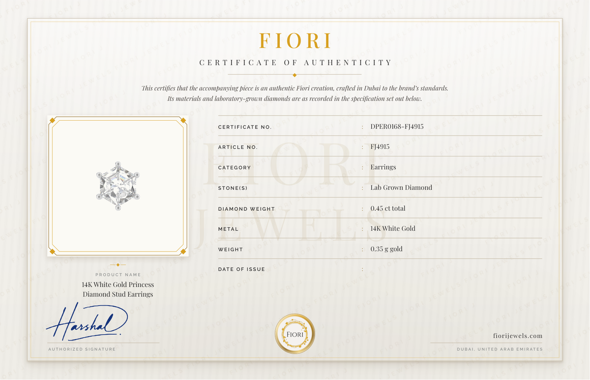 Fiori Echtheitszertifikat