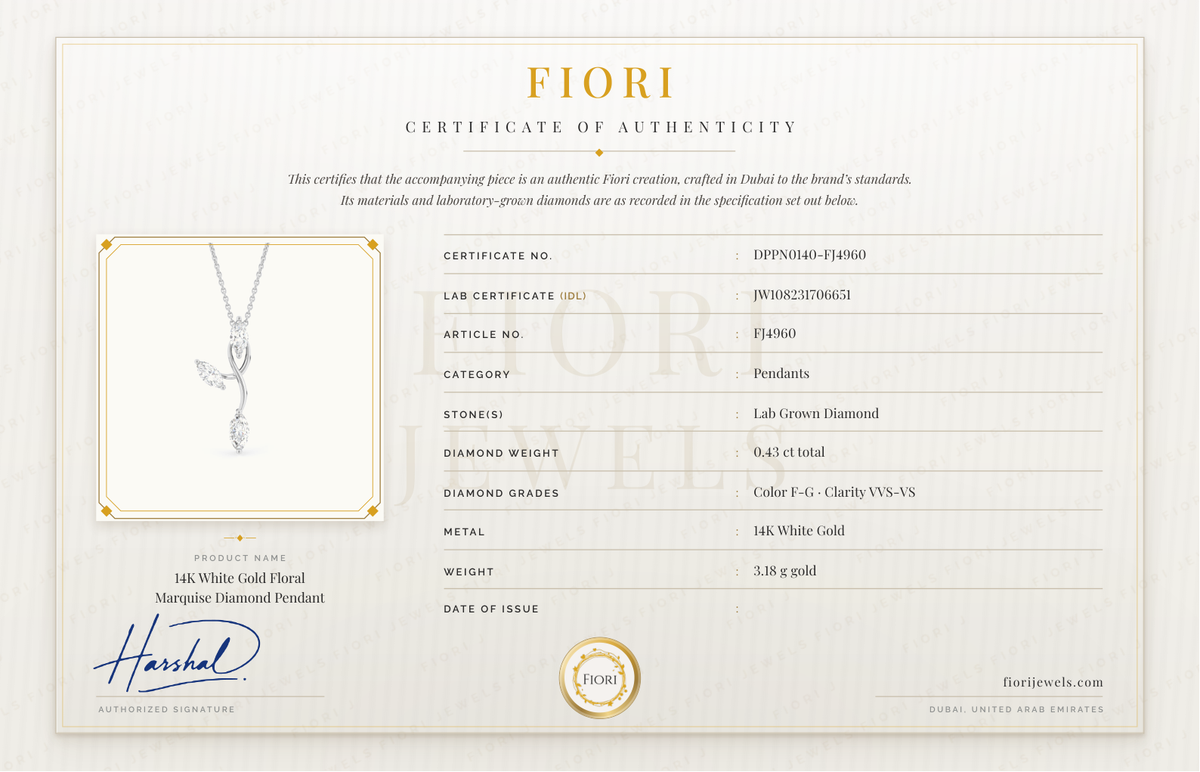 گواهی اصالت Fiori