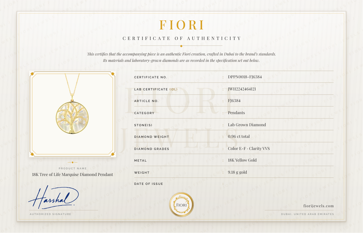 گواهی اصالت Fiori