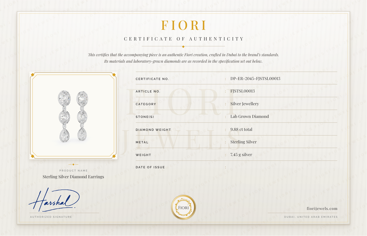 Certificado de autenticidad Fiori