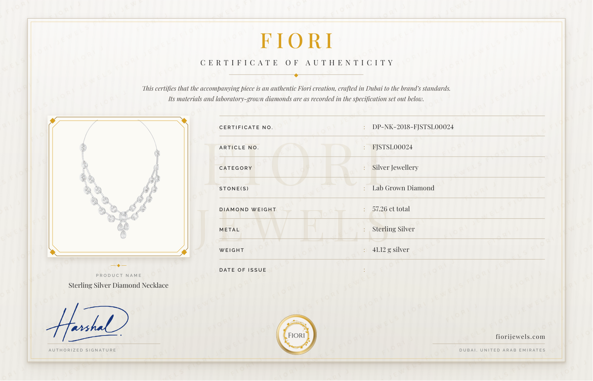 Certificado de autenticidad Fiori