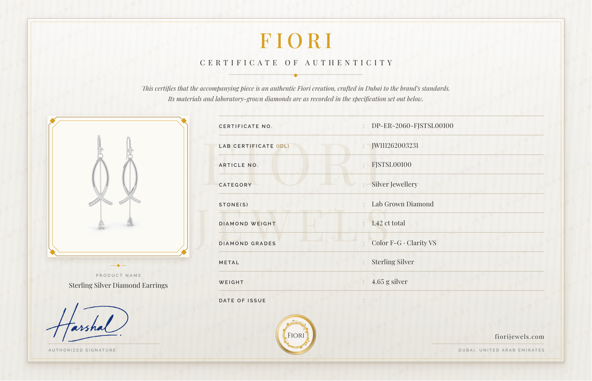 Certificado de autenticidade Fiori