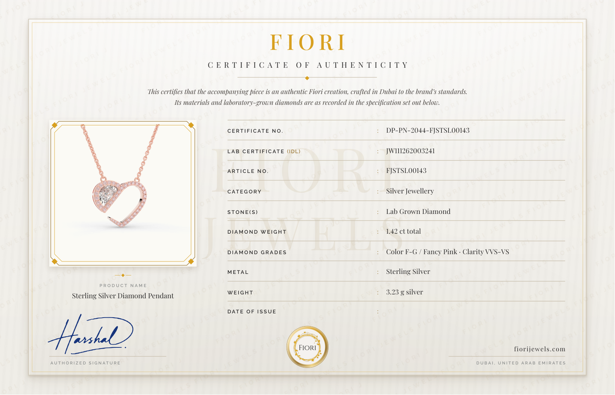 Fiori Echtheitszertifikat